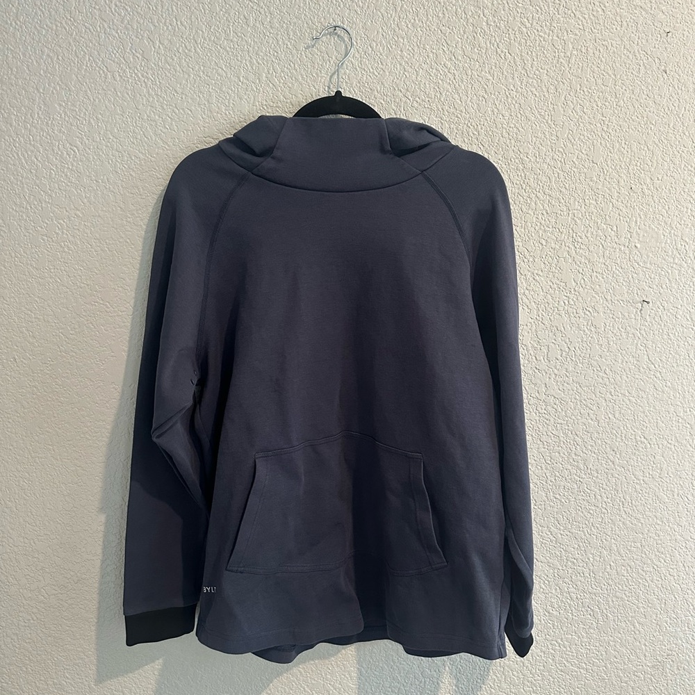 Men's Navy Blue BYLT Men’s Premium Drop Cut Pullover Size Large